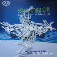 Comet-Type Fiber Filter Media for Water Purification
