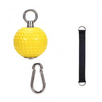 Dimpled Pull-up Grip Ball Hanging Loop Finger Strength Ball PU