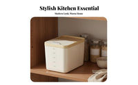 Moisture-Proof Rice Storage Container Large Capacity Rice Storage Bin Multi-Purpose for Countertop