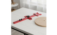 Router Circle Cutting Jig Adjustable Woodworking Jig with Guide Rail Tool Precision Multifunctional for Woodworkers, Workshops