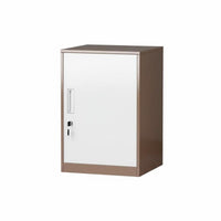 Lockable Under Desk File Cabinet Large Capacity Locking Office Drawer Unit Moisture-Proof Low Profile Metal Cabinet Waterproof
