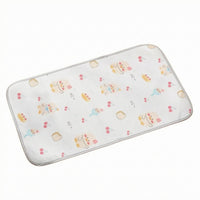 Rounded Corners Pet Sleeping Mat Stitched Edging Rectangular Pet Mat