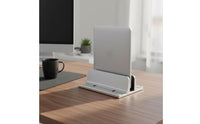 Laptop Stand Heat Dissipation Vertical Laptop Stand Adjustable Width Computer Accessory for Worktable
