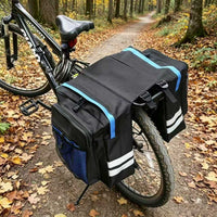 Large Capacity Bicycle Pannier Bag for Rear Rack, 30L Oxford Cloth