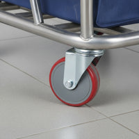Linen Collection Cart Stainless Steel Laundry trolleyResistant for Hotels