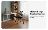 Foldable Upholstered Folding Chair With Armrests Upholstered Folding Armchair Space-Saving Conference Seat Comfortable for Office Workers, Business Owners, Training Room, Meetings, Lecture Hall, School