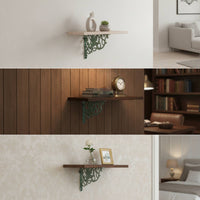 Wall Shelf Bracket Rustic Shelf Bracket 90-Degree Angle Brackets for Decorators, Homeowners, Farmhouse