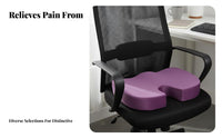 Washable Cover Gel Memory Foam Cushion Breathable Memory Foam Chair Pad Portable for Office Workers, Wheelchair Users, Home, Travel