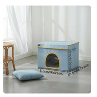 Ice Pet House Enclosed Cooling Feline House Insulated for Indoor, Small Dogs