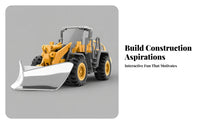 Front Blade Die-Cast Construction Vehicle Chunky Tires Die-Cast Loader Toy Detailed Cab Wheel Loader Model Alloy