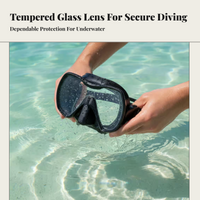 Silicone diving goggles, unisex