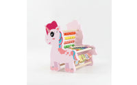 Wooden Unicorn Toy Interactive Bead Maze with Xylophone Tabletop Learning Toy Developmental Activity Center Multipurpose