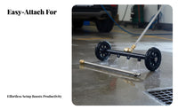 Quick Connect Car Underbody Washer Adjustable Spray Direction Car Underbody Power Washer Heavy-Duty Construction for Driveways, Sidewalks
