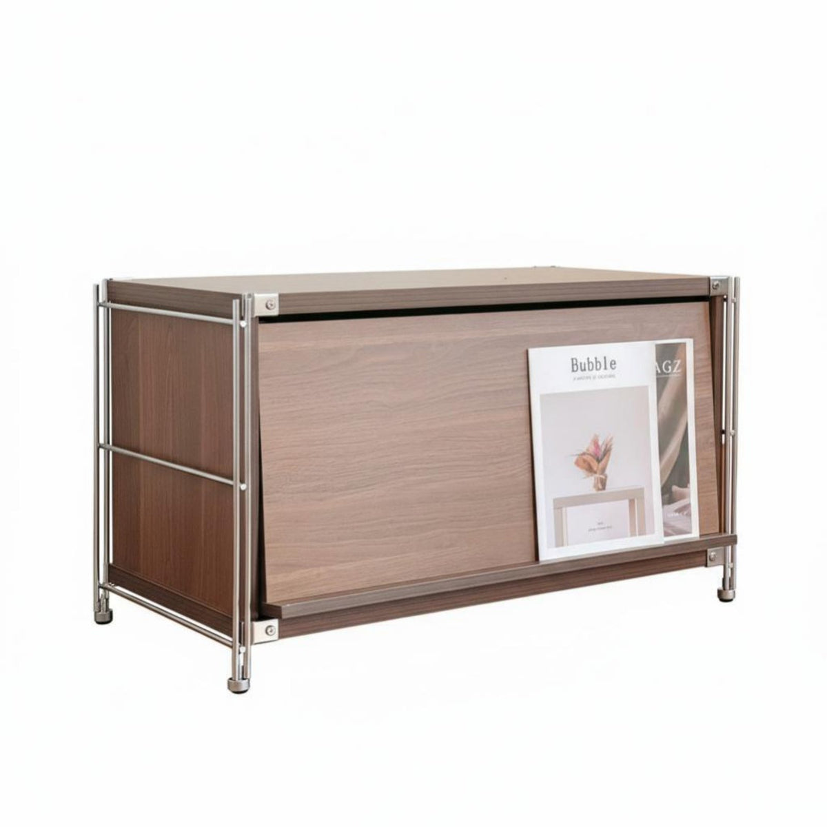 Modern Design Multi-Tier Unit with Flip-up Doors dustproofresistant unobstructedstanding Storage Organizer clear Panels storage cabinet Easy Assembly for Apartment Dwellers, Homeowners, Office Workers, Living Room, Study, Bedroom, Kitchen