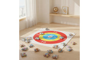 Hanging Target Toss Game with Numbered Target Board with Easy to Learn Sandbag Toss Game Simple for Indoor