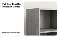 Simple Design Freestanding Storage Cabinet Stable Structure Multi-Compartment Bookshelf Large Capacity Freestanding Cube Organizer Easy Assembly for Families, Homeowners, Office Workers, Living Room, Bedroom