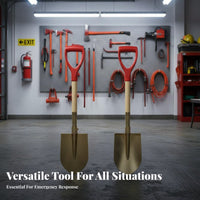 Heavy Duty Firefighting Sand Shovel Long-Lasting Fire Shovel Sturdy Portable Digging Tool Multipurpose for Safety Officers, Property Managers, Warehouses, Factories, Public Buildings, Snow Removal