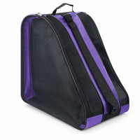 Triangular Skate Bag with Mesh Panels Breathable Roller Skate Bag Crossbody Carrying Case Ventilated for Skaters, Commuters, Students, Practice Sessions, Everyday Storage