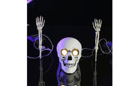 Skull Light with Ground Stake Spooky Skeleton Hand Candle Stake Lights Skeleton Hand Light Outdoor for Yard, Garden