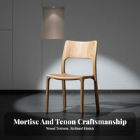 Mortise and Tenon Joinery Traditional Craft design Chair with Woven Seat sturdy Wood Construction Indoor Furniture Minimalist Design Wooden Armchair long-lasting Frame for Interior Designers, Homeowners, Readers, Dining Room, Restaurant, Home Office, book