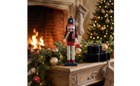 Baseball Nutcracker Decorative Wooden Nutcracker Sporty Figurines for Sports Fans, Collectors, Mantel