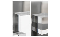 Display Block Clear Acrylic Block Transparent Display Cube for Jewelers, Photographers, Product Photography, Countertop