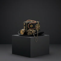 Steampunk Hat with Goggles Costume Top Hat with Goggles Masquerade Headwear for Cosplayers