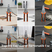 Spring-Loaded Multifunction Wire Stripper Insulated Handles Wire Stripping Plier Cutting Cutting Edges Electrical Plier Multi-Purpose