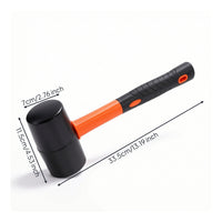 Rubber Mallet Non-Marring Installation Hammer Double-Faced for Home Improvement