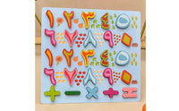 Hands-on Wooden Puzzle with Arabic Numerals Child-Centered Number Puzzle Colorful Educational Board Interactive for Preschoolers