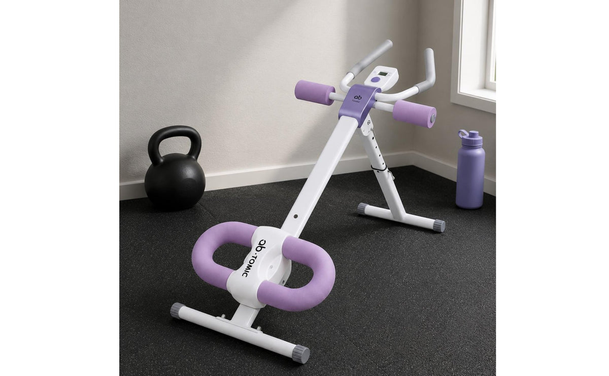 Sit up Machine Steel Tube Frame Core Workout Machine Comfortable Padded Core Exercise Bench for Beginners