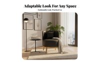Modern Design Upholstered Barrel Chair High-Rebound Cushion Lounge Seat Thick Padding Indoor Seating Ergonomic Support for Interior Designers, Business Owners, Hotel Lobby, Reception Area, Office, Living Room