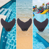 Mermaid Monofin Lightweight Mermaid Fin Swim Fin with Foot Pockets One-Piece for Children, Pool, Snorkeling
