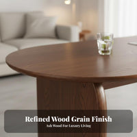 Minimalist Design Oval Dining Table with 4 Chairs Space-Saving 5-Piece Dining collection mid-1900sera Modern design Household Furniture Comfortable Seating for Apartment Dwellers, Homeowners, Families, Small Spaces, Living Room, Kitchen