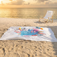 Picnic Blanket and Camping Mat for Outdoor Fun, Waterproof Mat and Beach Blanket for Baby Swimming, Square Polyester Baby Paddling Pool, Large