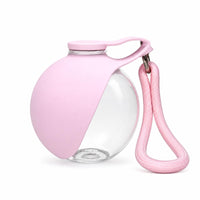 Hanging Strap Portable Pet Water Bottle Metal Clip Foldable Pet Water Bottle Outdoor Animal Gear Round
