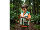 Outdoor Exploration Role-Play Set Multi-Pocket Design Kids Journeyer Vest and Hat Set Children's Wilderness Costume Multiple