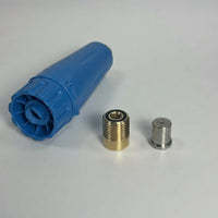Car Cleaning Foam Sprayer for Professional Car Wash, Copper and Stainless Steel Foam Lance, Ribbed Bottle with Nozzle Tips for Car Detailing