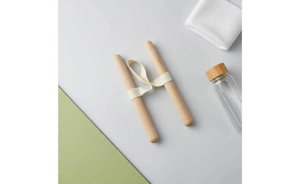 Wooden Handle Flexibility Strap Portable Leg Stretching Aid with Handles Stretching Foot Stretcher Skin-Gentle Material