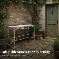 Multi-Level Plant Stand Freestanding Corner Etagere Sturdy Design for Homeowners