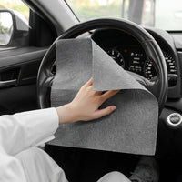 Nylon Microfibre Cloth for Cleaning Supplies, High Absorbency Reusable Material, Glass and Car Reinforced Cleaning Tool