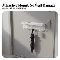 Umbrella Rack Nail Installation Wall Mount Umbrella Rack Space-Saving Multi-Functional Entryway Organizer for Families, Home, Front Door