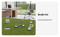 Putting Tool Head Practice Aid Blade Putting Tool Head Putting Instructor Ambidextrous Design Long-Lasting Zinc Alloy