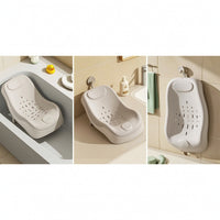 Easy to Clean Baby Bath Recliner Safe Baby Bath Cradle Ergonomic Tub Quick-Dry for Newborns, Infants, Bathtub, Bathroom