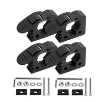 4 Pieces Easy to Install Rubber Clamp with Mounting Hardware Long-Lasting Quick-Release Clamp Heavy-Duty Space-Saving for Utility Vehicle