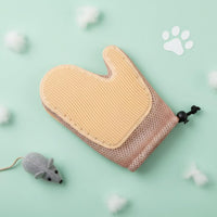 Pet Grooming Glove, Double-Sided Cat Hair Remover, Dog Bath Brush, Multi-Functional Carpet Fuzz Tool