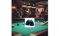 6 Pieces Black Billiard Pocket Billiard Pockets Heavy Duty Game Equipment for Arcade