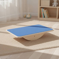 Child Safe Wooden Balance Board Holistic Balance Board with Curved Base Open Ended Toy Splinterwithout Splinters for Children