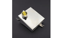 Coolant Reservoir Tank with Cap Aluminum Coolant Reservoir Tank with Twist Cap Welded for Car Enthusiasts, Mechanics, Performance Builds