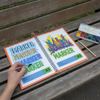 Sketchbook Spiral Bound Art Drawing Pad for Artists Students A3 A4 A5